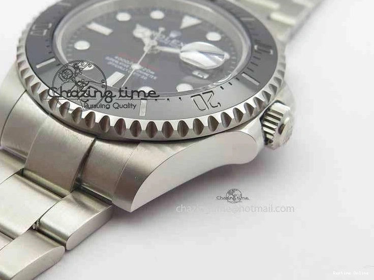 0207 Soft Sea Dweller 126600 43mm SS BP Maker Black Dial On SS Bracelet A 3656